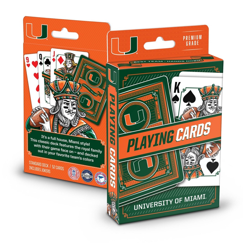 NCAA Miami Hurricanes Classic Series Playing Cards