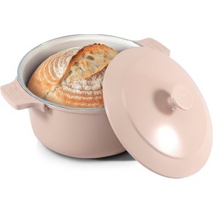 Gotham Steel Dutch Oven 5 Qt Pot With Lid Nonstick Ceramic Cooking Hot Pot Cast Aluminum Induction Stock Pot - 1 of 4