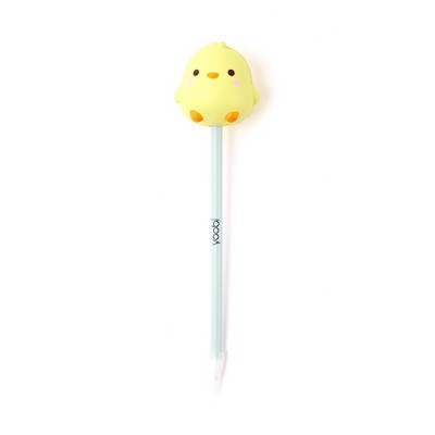 Yoobi Novelty Ballpoint Pen Squishy Topper Yellow Chick