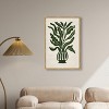 Art Remedy Green Vase I Minimalistic Botanical and Floral Art Prints Framed - 2 of 4
