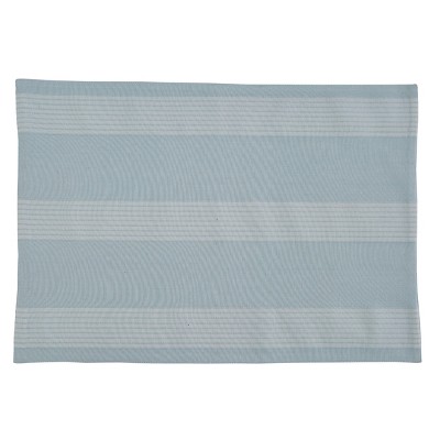 Split P Blue Mist Woven Placemat Set - Blue