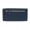 Buxton Women's Solid Colored Vegan Leather Bianca Clutch Wallet - 4 of 4