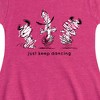 Girls' - Peanuts - Snoopy Just Keep Dancing Fit & Flair Cap Sleeve Dress - 2 of 4