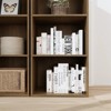 Galano Yunna 3 Tiers Small Toolless Bookcase (2 Pcs) - Knotty Oak - 4 of 4