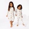 Bellabu Bear Kids Halloween Treats Bamboo Kids Pajamas - 4 of 4