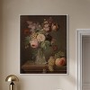 Art Remedy Flower Piece in Glass Vase Vintage Classic Roses Wall Art Framed - 2 of 4