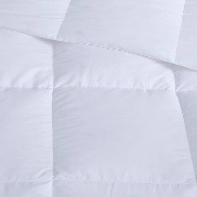 White Twin Heavyweight Goose Feather Down Comforter