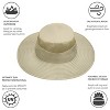 Solaris Mens Packable Bucket Hat, Outdoor UV Sun Protection Water Repellent Floppy Hats - 2 of 4