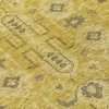 Gold Wheat And Gray Oriental Washable Indoor Outdoor Area Rug - 4 of 4