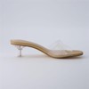 CUSHIONAIRE Women's Doral Lucite Kitten heel mule sandals +Memory Foam, Wide Widths Available - 4 of 4