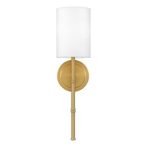 Quoizel Lighting Monica 1 - Light Sconce in  Aged Brass - 1 of 3