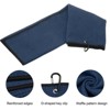 Unique Bargains Microfiber Waffle Tri-Fold Golf Towel with Groove Cleaner 1 Set 20"x16" - 3 of 4