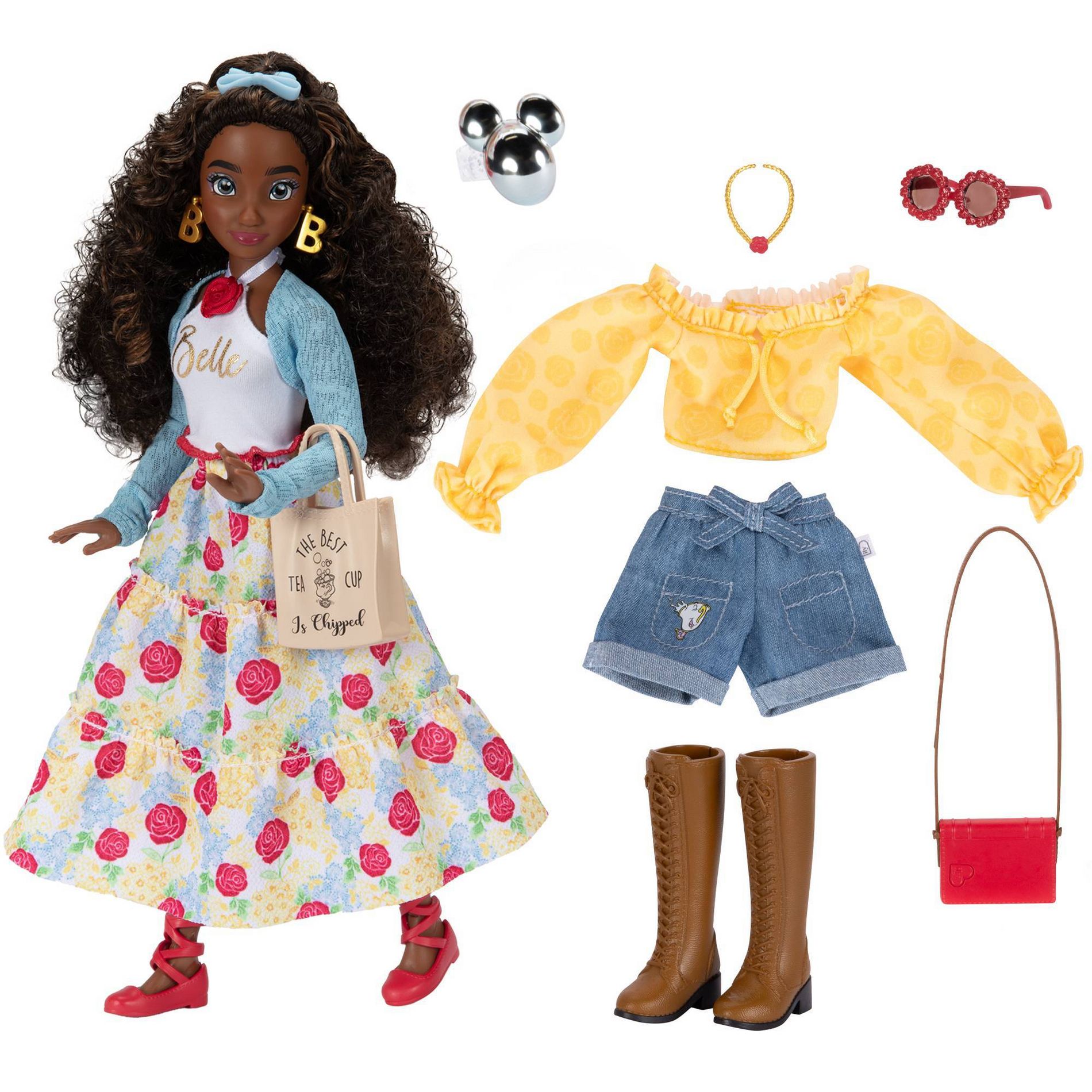 Disney ILY 4ever 12.5" Belle Doll Dark Brown Hair/Borown Eyes