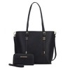MKF Collection Emery Vegan Leather Women’s Tote Bag with Wallet by Mia K - 2 of 4