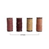 Storied Home 10 Yard Velvet Ribbon on Wood Spool, Set of 4 Colors - 2 of 3