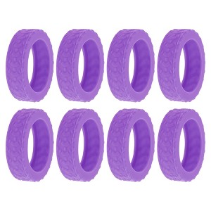 Unique Bargains Travel  Luggage Wheel Protection Cover Wear-Resistant Noise Reduction - 1 of 4