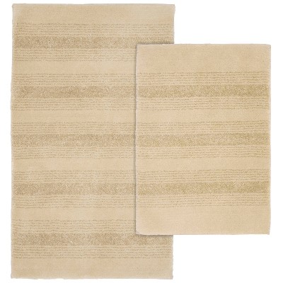 22"x60" Nylon Washable Bathroom Rug Runner Linen - Garland Rug : Target