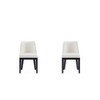 Set of 2 Gansevoort Modern Faux Leather Dining Chairs - Manhattan Comfort - 2 of 4