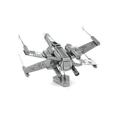 Metal Earth X-Wing Star Fighter 3D Metal Model Kit, Star Wars Series, Challenging Difficulty, 2 Sheets