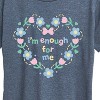Women's - Instant Message - Im Enough For Me Pastel Short Sleeve Graphic T-Shirt - 2 of 4