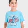 Boys' Short Sleeve 'Varsity Baseball' Graphic T-Shirt - Cat & Jack™ Blue - 2 of 4