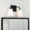 Capital Lighting Brody 2 - Light Vanity in  Matte Black - 3 of 4