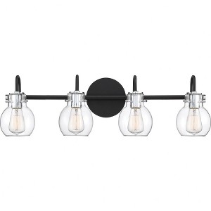 Quoizel Lighting Andrews 4 - Light Vanity in  Earth Black - 1 of 1