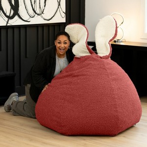 Raven-Symoné Home HopSeat Bunny Oval Shaped Large Bean Bag Chair