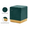 Meridian Furniture,Jax Velvet Ottoman/Stool - 4 of 4