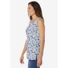 Woman Within Plus Size Perfect Printed Scoopneck Tank - 4 of 4