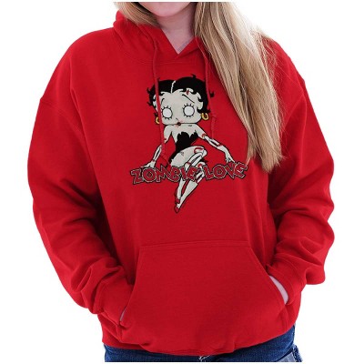 Betty Boop Zombie Love Attitude Hoodie Sweatshirt Women Brisco Brands