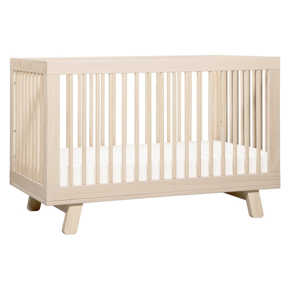 Photos - Kids Furniture Babyletto Hudson 3-in-1 Convertible Crib with Toddler Rail - Washed Natura