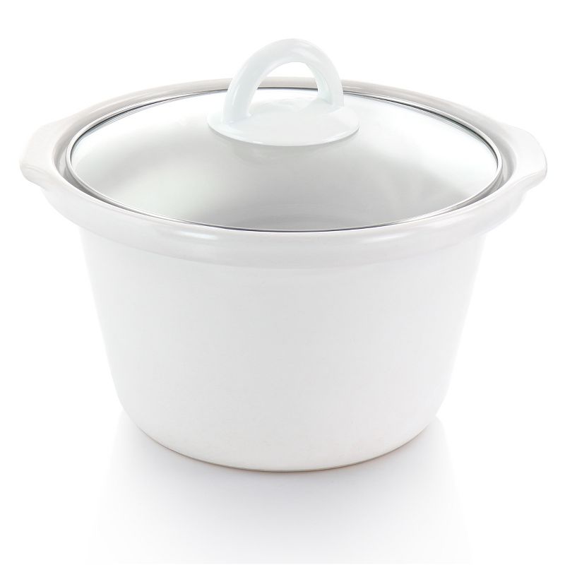 Better Chef 3 Quart Round Slow Cooker with Removable Stoneware Crock in White, 5 of 7