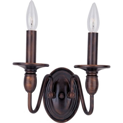 Towne 10" Wide Oil Rubbed Bronze Steel Wall Sconce