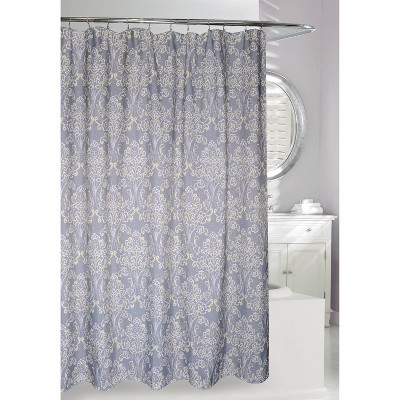 Classic Elegance Shower Curtain Gray/Yellow - Moda at Home