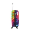 FUL Tie-dye Swirl 24 Inch Spinner Rolling Luggage Suitcase, ABS Hard Case, Upright, Tie-dye - 4 of 4