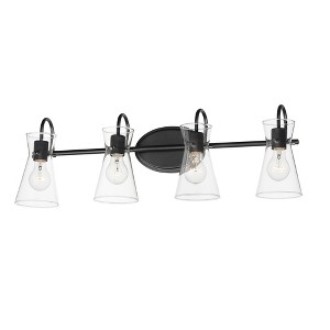 Maxim Lighting Ava 4 - Light Vanity in  Black - 1 of 3