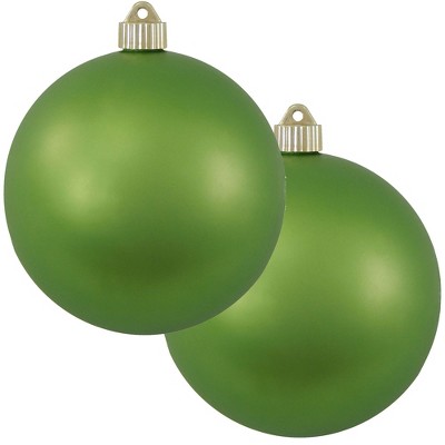 Christmas by Krebs 2ct Krypton Green Shatterproof Christmas Ball Ornament  6" (150mm)