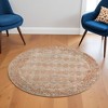 Beige Orange And Teal Southwestern Area Rug - 2 of 3