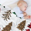 DSANE Leopard Buffalo Plaid Christmas Trees Christmas Throw Blanket Soft Fleece Christmas Blanket Cozy Flannel Throw for Couch Bed - 4 of 4