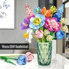 Plaxsoon 13pcs Flower Bouquet Set, 888pcs Botanical Collection Building Block for Kids and Adults Aged 8+ - 3 of 4