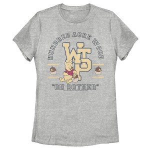 Women's Winnie the Pooh Bear Collegiate T-Shirt - 1 of 4