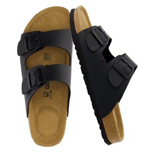 CUSHIONAIRE Men's Lane Cork Footbed Sandal with +Comfort,  Arch Support, Adjustable Straps, Casual Summer Footwear - 1 of 4