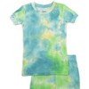 Leveret Kids Two Piece Cotton Tie Dye Short Pajamas - 2 of 4