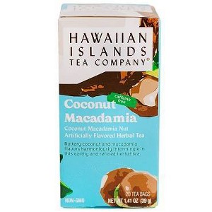 Hawaiian Islands Tea Coconut Macadamia Herbal Tea Bags - 20ct - 1 of 4