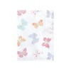 Hudson Baby Infant Girl Cotton Flannel Burp Cloths Bundle, Pastel Butterfly, One Size - 3 of 4