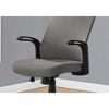 NicBex Mesh Adjustable Height Ergonomic Home Office Chair with Metal Base and Wheels for Work Study - 4 of 4