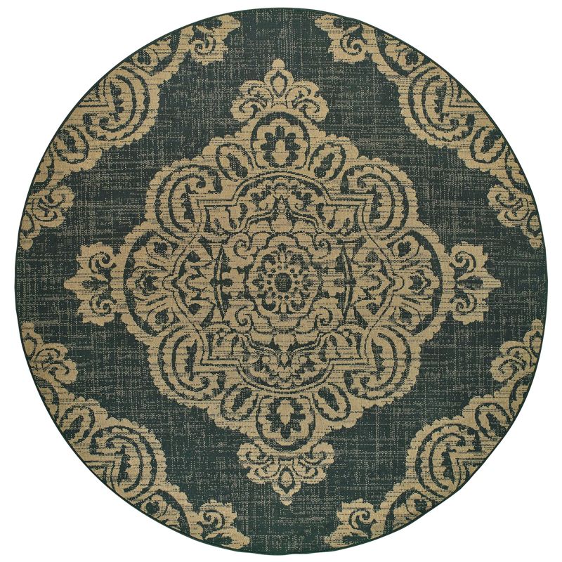 Madeline Overscale Medallion Patio Rug, 1 of 4