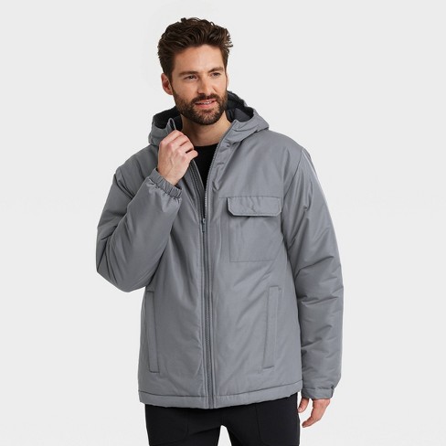 Men's Winter Jacket - All In Motion™ Gray S : Target