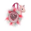 Aurora Small Sparkle Heart Pink Llamacorn Fancy Pals Fashionable Stuffed Animal 5.5" - 2 of 4